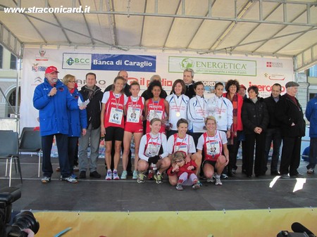 Straconi 2012 - Coppa delle Alpi femminile: il podio