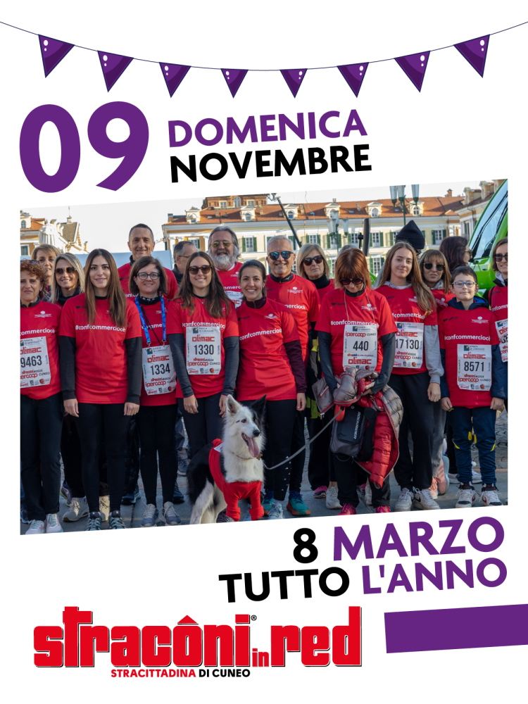 Stracôni 2025 - Camminata non competitiva 9 novembre - 8 marzo tutto l'anno