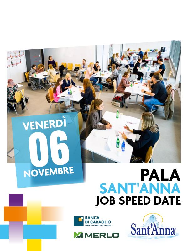 Straconi Evento 2026 Pala Sant'Anna Job Speed Date venerdì 6 novembre